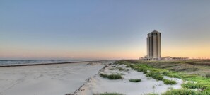 On the beach