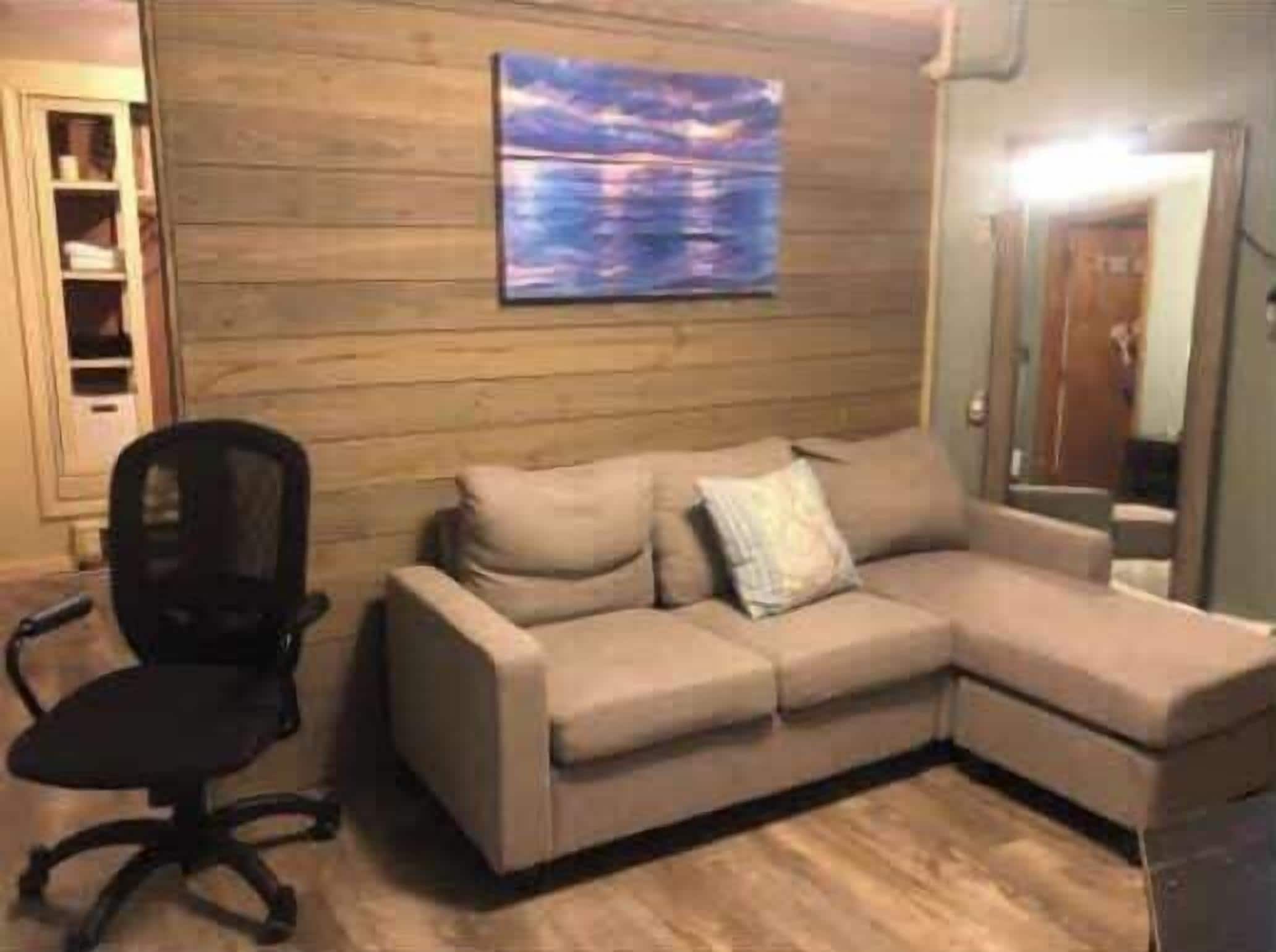 Televisión, chimenea