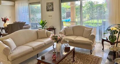 Charming 3-bedroom house in wonderful El Sheikh Zayed City swimming pool jacuzzi