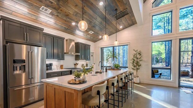 Rumah Mewah, 3 kamar tidur | Dapur pribadi
