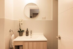 Towels, soap, toilet paper