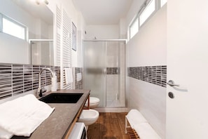Shower, hair dryer, bidet