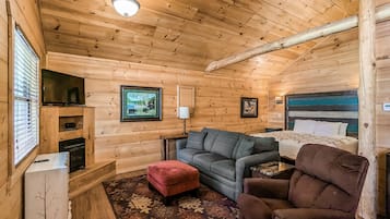 Télévision, cheminée