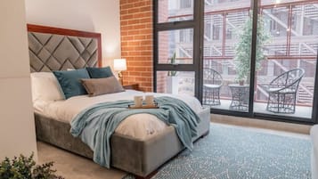 1 habitación y ropa de cama