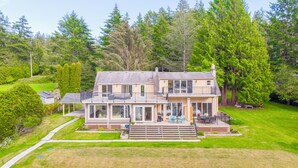 Exterior - Oceanfront Getaway with Private Dock + Beach (Sooke)
