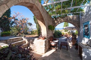 Terrace/patio - Historical Stone Manor-Upper Floor (Idra)