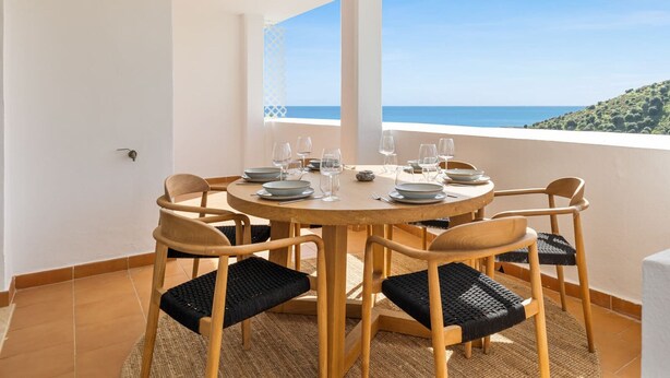 Outdoor dining - Rosa | Sea views - pool - terrace (Mijas Costa)