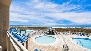 Una piscina riscaldata