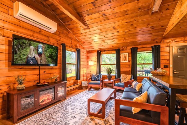 Smart-TV, Kamin, Videothek
