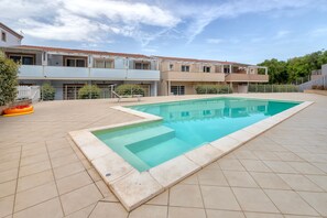 Una piscina riscaldata