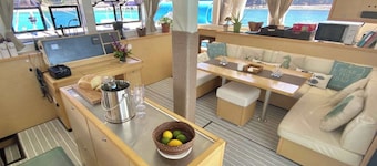 Spacious 52 ft Catamaran for Dockside Stay