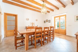 Dining - Villa 'Fadri' with Mountain View, Private Pool and Wi-Fi (Illes Balears)