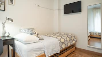 1 室のベッドルーム、WiFi (無料)、ベッドシーツ