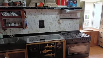 Kylskåp, mikrovågsugn, ugn och spishäll