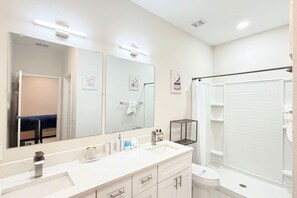 Hair dryer, towels