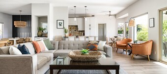 Private Acre of Fun: Nine Hole Golf Course, Pickleball Court, Pool Table, Heated Swimming Pool