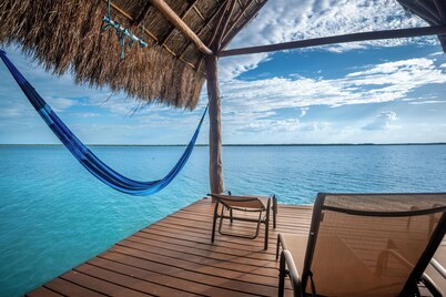 Casa Relaxo Waterfront Villa with Private Dock in Bacalar Lagoon