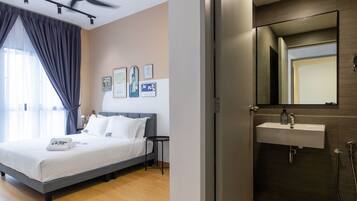 Ropa de cama de alta calidad y wifi gratis