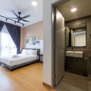 Ropa de cama de alta calidad y wifi gratis