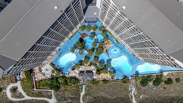 Indoor pool, outdoor pool