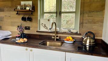 Fridge, oven, stovetop