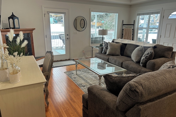 TV connectée, cheminée