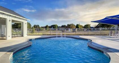 Stunning lakefront home on Lake LBJ with private pool spa and outdoor shower