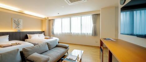 1 soverom, strykejern/-brett, wi-fi (inkludert) og sengetøy