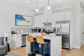 Fridge, microwave, oven, stovetop - Luxury Escape - Hot Tub - Across from Beach - Balcony (Cocoa Beach)