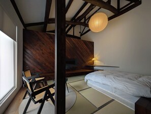 1 slaapkamer, een bureau, gratis wifi, beddengoed