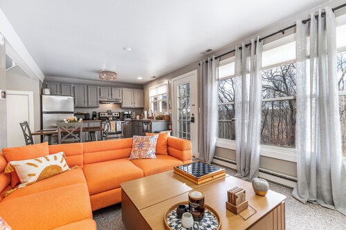 Not-So-Tiny Tiny House with High-Speed Internet, 60-inch TV, Deck, and More!