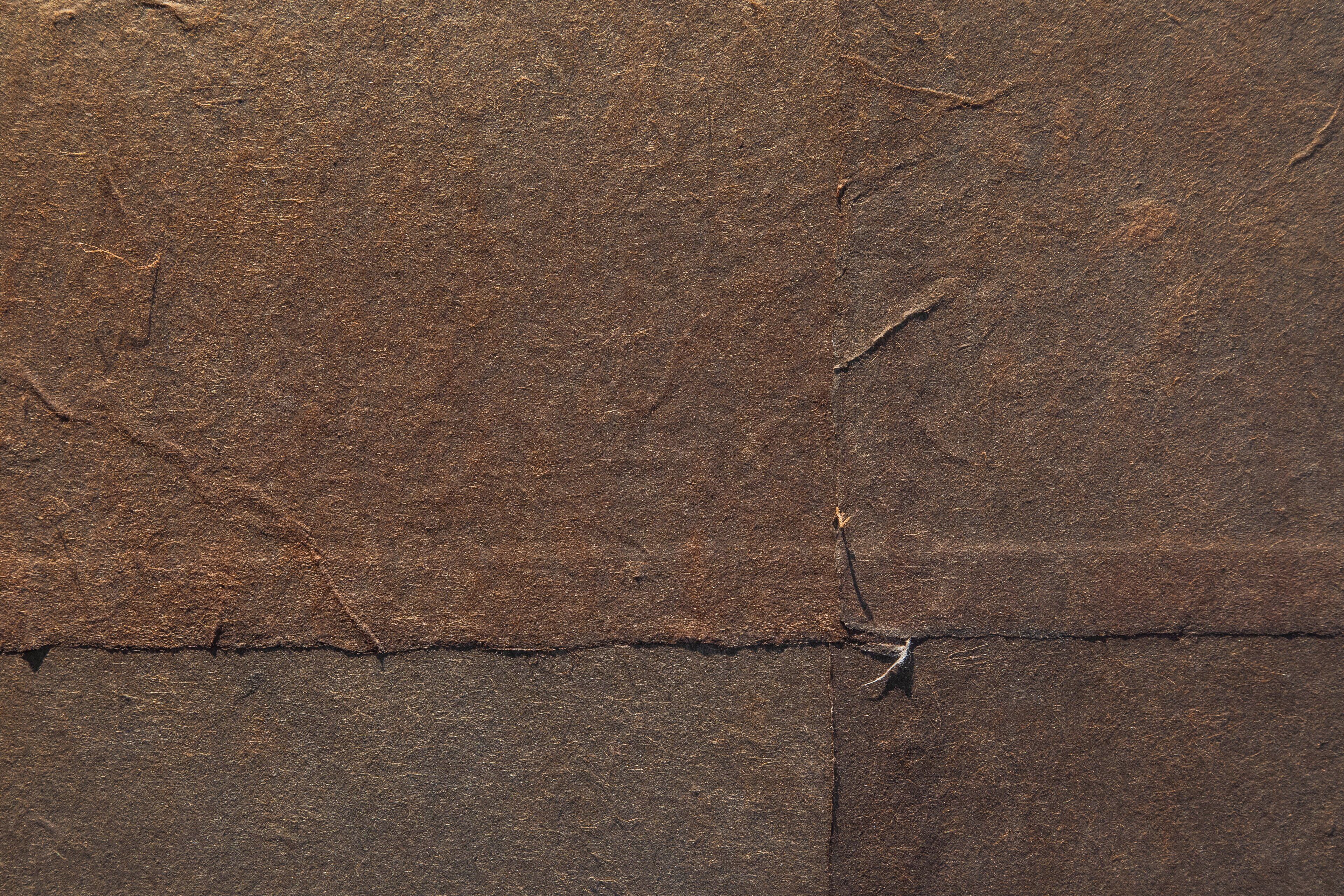 A close-up of a textured surface with a visible crack.