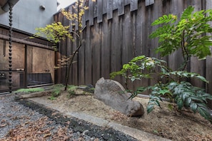Maison de style japonais, vue jardin | Vue sur le jardin