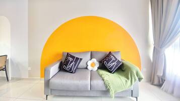 Comfort-lejlighed | Opholdsområde | Smart-tv