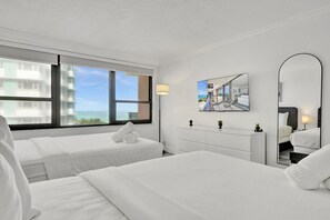 2 bedrooms, iron/ironing board, travel cot, free WiFi