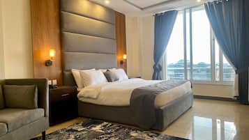 Presidential Apartment, Balcony, Mountain View | Desk, laptop workspace, free WiFi