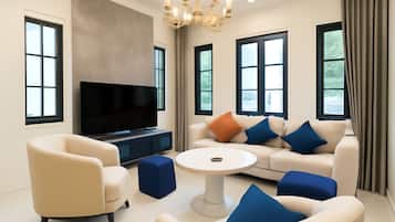 Luxury-Villa, 2 Schlafzimmer, eigenes Bad | Ausblick vom Zimmer