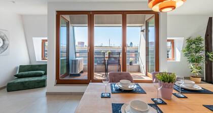 Ferienwohnung „Suite Marienborn“ mit Domblick, überdachtem Balkon und Klimaanlage