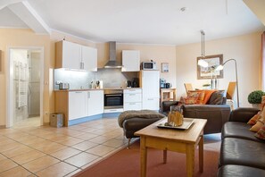 TV, DVD player, stereo