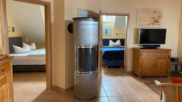 2 quartos, ferros/tábuas de passar roupa, Wi-Fi de cortesia