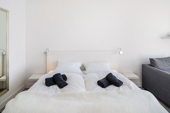 1 makuuhuone, silitysrauta/-lauta, ilmainen Wi-Fi, vuodevaatteet