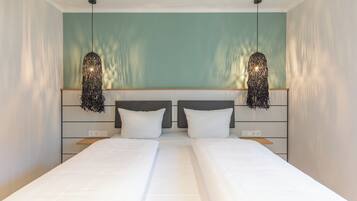 2 slaapkamers, reisbedje, gratis wifi, beddengoed