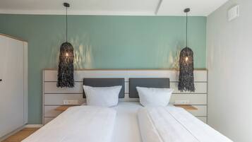 1 Schlafzimmer, Reisekinderbett, kostenloses WLAN, Bettwäsche