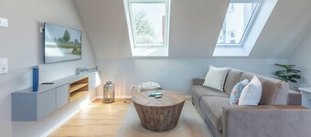 Apartment at the old customs office (Deluxe) directly at Husum harbor