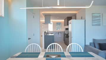 Deluxe Villa, Ocean View | Living area