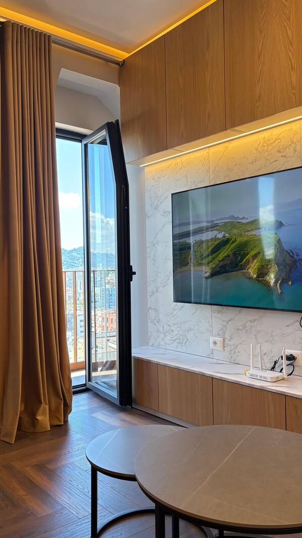 Living area - Blue Boutique Apartments 3 (Tirana)