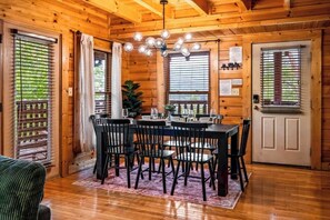 Dining - Smoky Haven Retreat by Beyond Expectations: 4BR w/ Hot Tub, Game Rooms & Views (Pigeon Forge)
