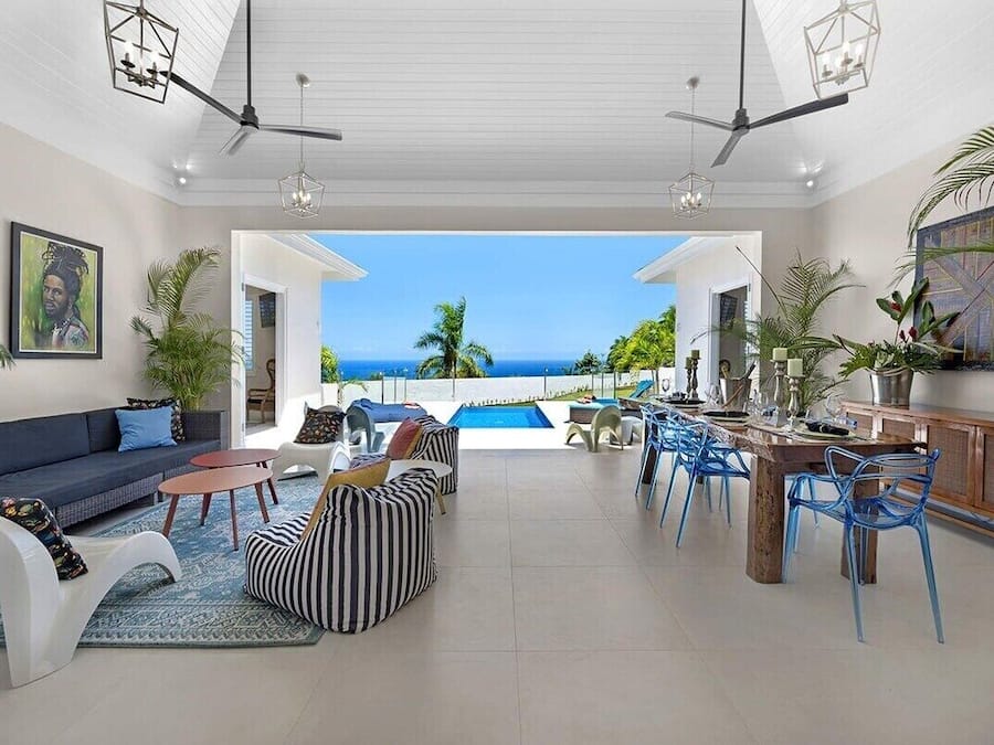 Villa, Sea View | Living area | TV