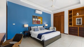 3 bedrooms, in-room safe, desk, free WiFi - Velaya Blue - 3 Bedroom Villa at Lipa Noi (Koh Samui)