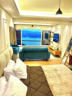 公寓, 2 间卧室, 吸烟房, 阳台 | 客厅